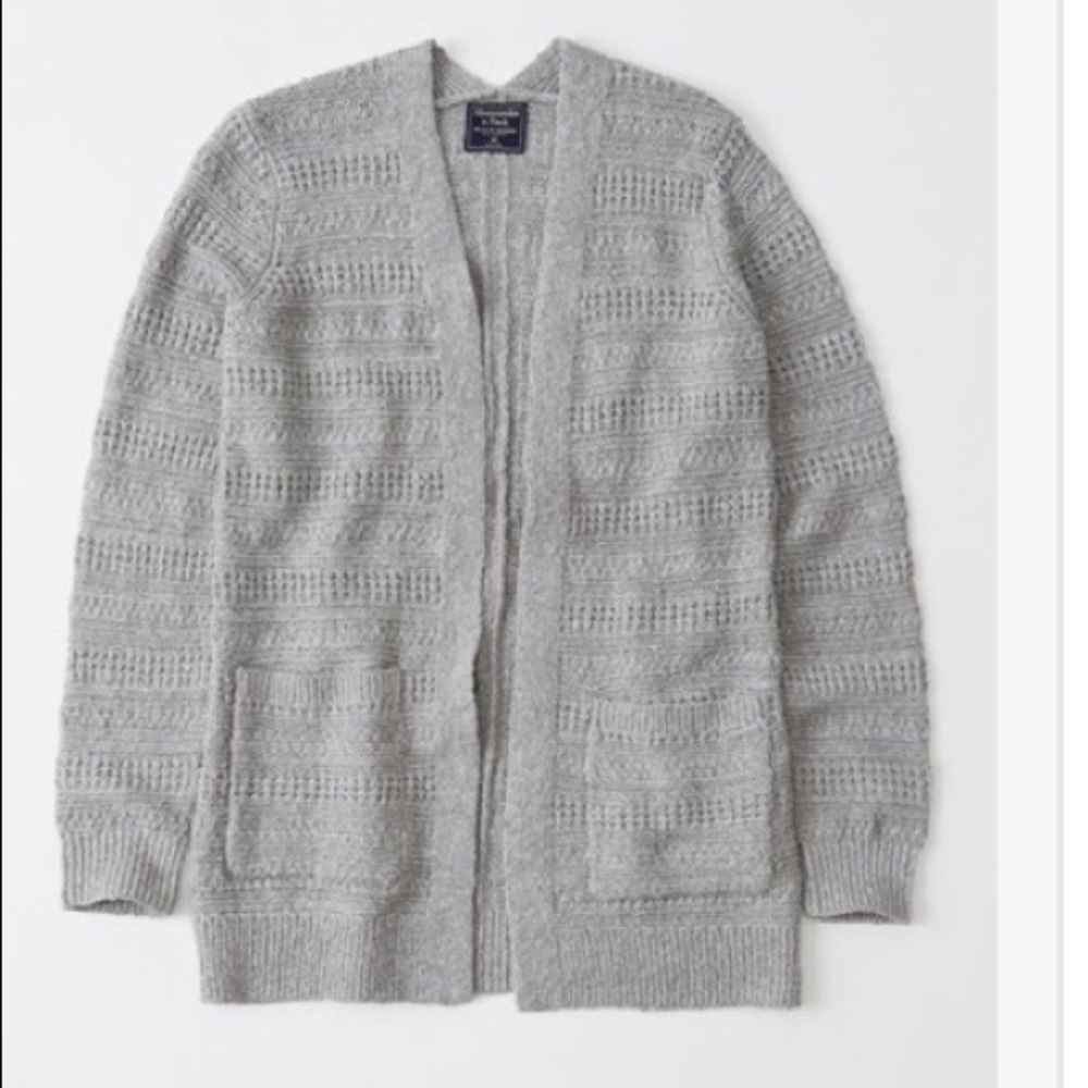 Abercrombie and Fitch Grey Cardigan